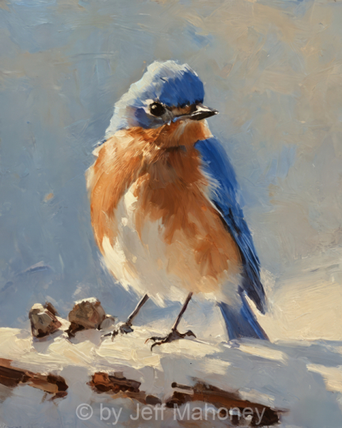 Eastern-Bluebird-Winter